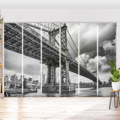 Schiebegardine Motiv Brooklyn Bridge
