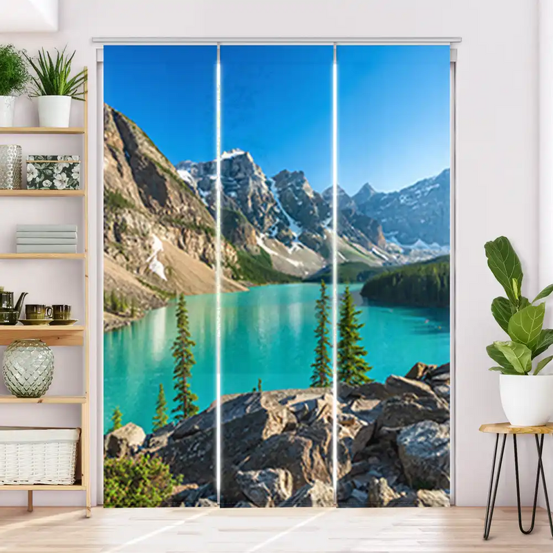 Schiebegardine Motiv Rocky Mountains Canada
