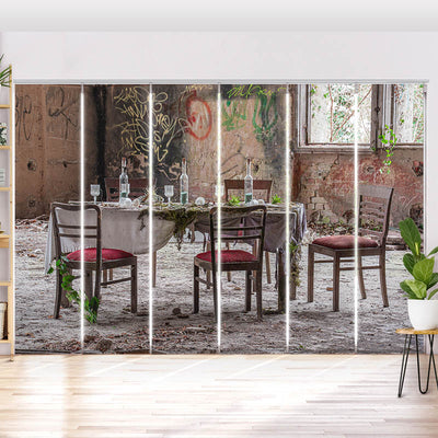 Schiebegardine Motiv Lost Place der Beelitzer Heilstaetten