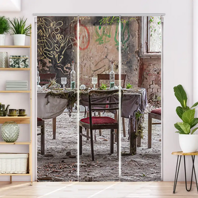 Schiebegardine Motiv Lost Place der Beelitzer Heilstätten