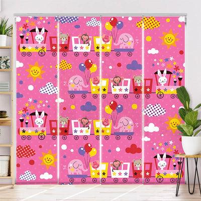 Schiebegardine Motiv Eisenbahn