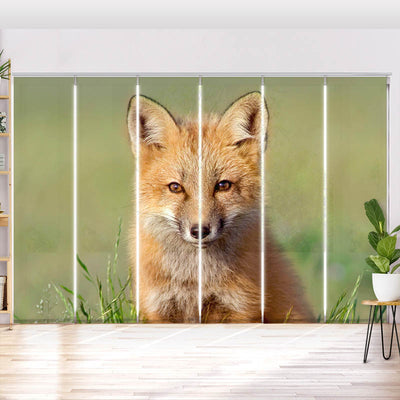 Schiebegardine Motiv Eulen