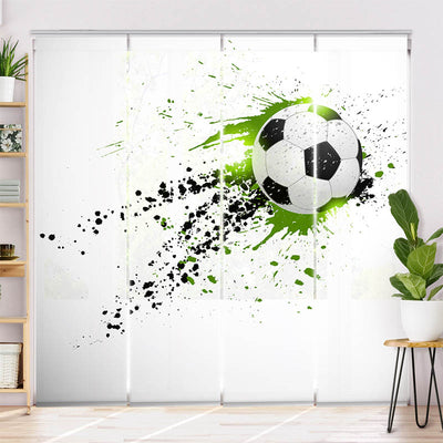 Schiebegardine Motiv Soccer