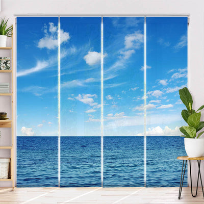 Schiebegardine Motiv Ozean und Blauer Himmel