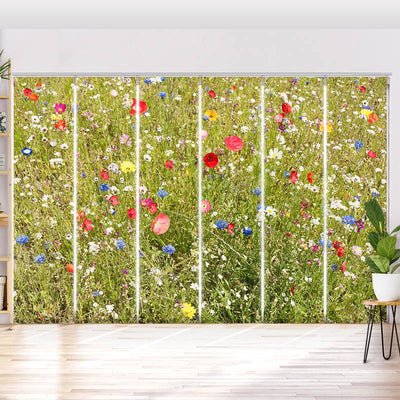 Schiebegardine Motiv Meer mit Blauem Himmel