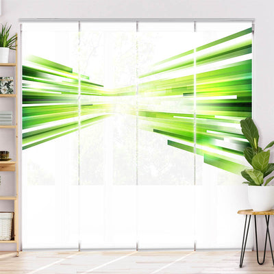 Schiebegardine Motiv Grafik Futuristisch