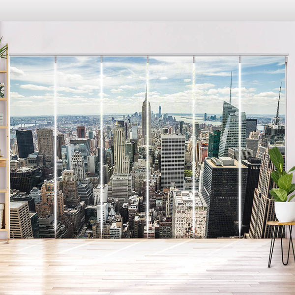Schiebegardine Motiv "Manhattan Skyline"