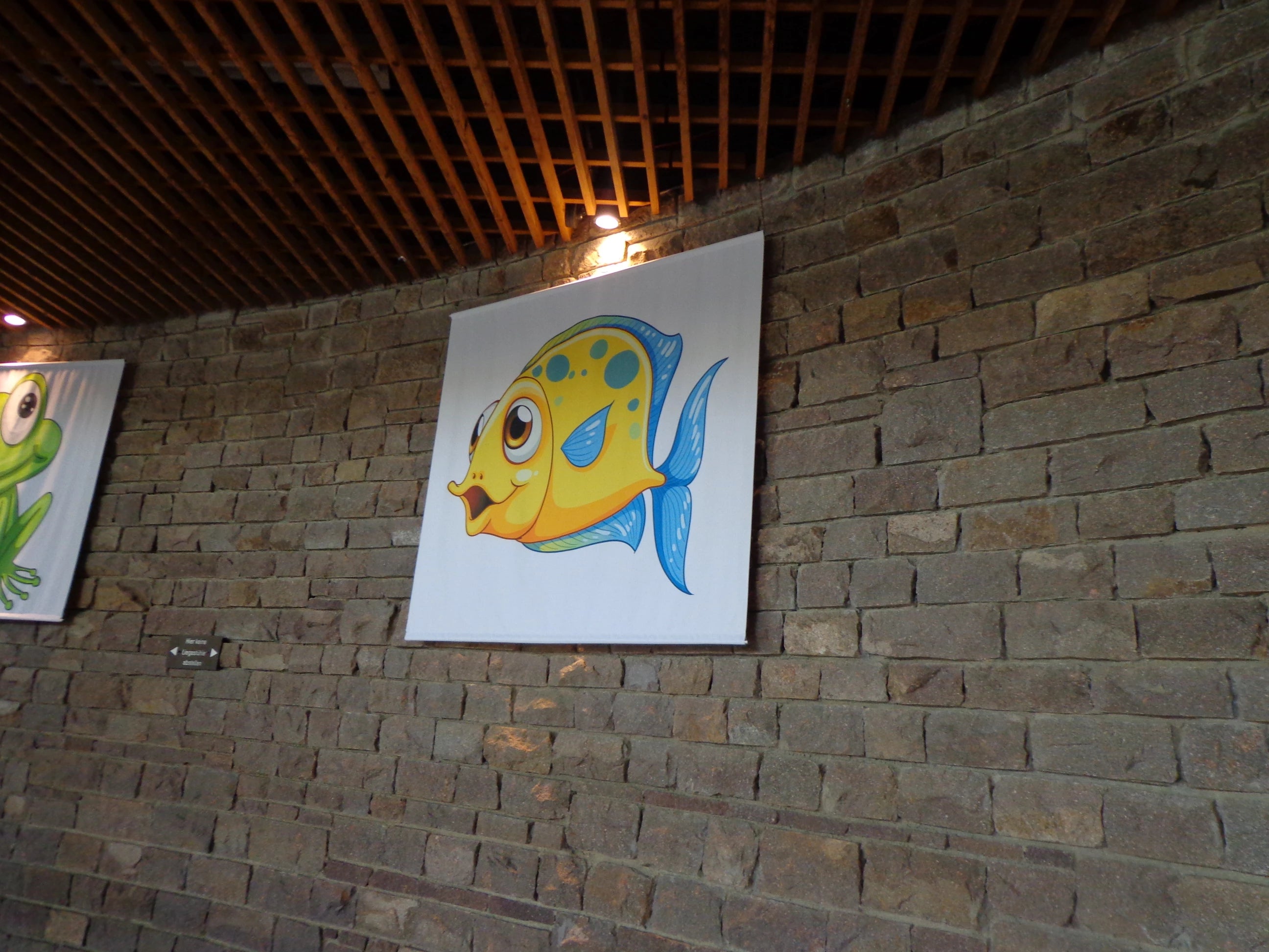 Bedruckter Foto-Schiebevorhang mit Kindermotiv Fisch im Kleinkindbereich vom Erlebnisbad Badkap in Albstadt