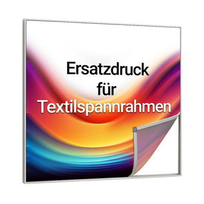 Ersatzdruck für Textilspannrahmen