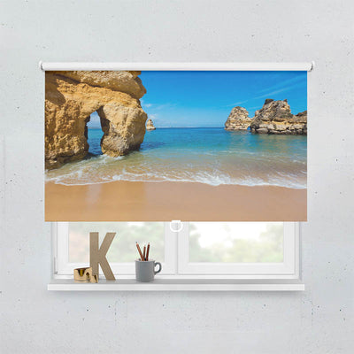 Plissee Motiv Algarve Portugal Lagos