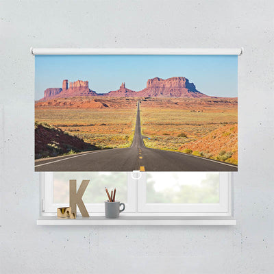 Plissee Motiv Route 66 Monument Valley