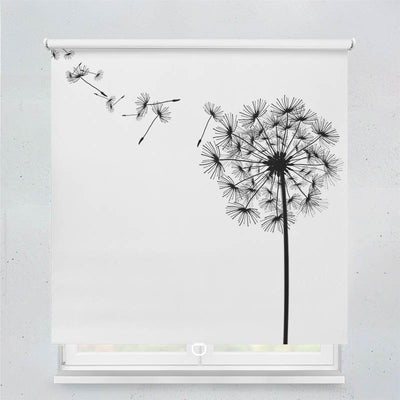 Plissee Motiv Pusteblume Grafik