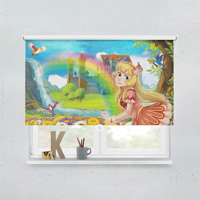 Plissee Motiv Fee im Maerchenland