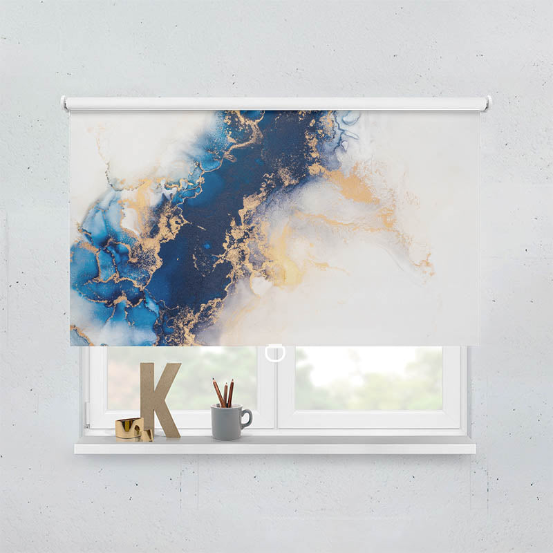 Plissee Motiv Abstrakte Kunst Marmortinte