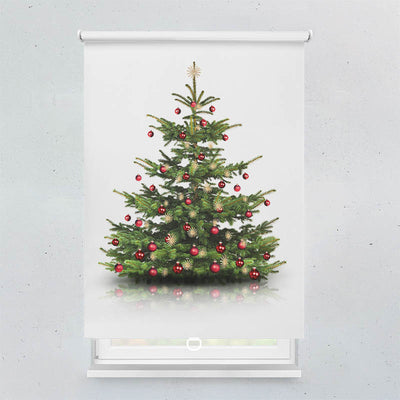 Plissee Motiv Weihnachtsbaum