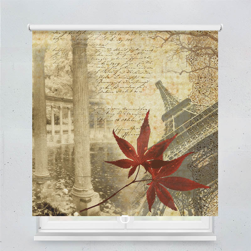 Plissee Motiv Paris Vintage Memories