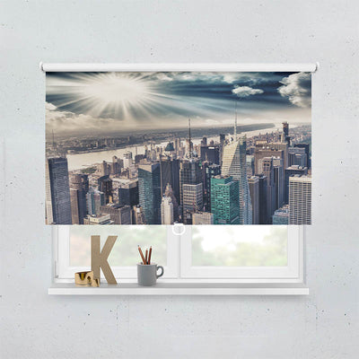 Plissee Motiv Skyline Manhattan