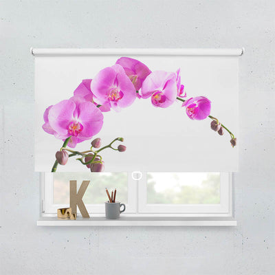 Plissee Motiv Orchidee