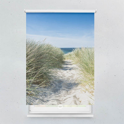 Plissee Motiv Duene Meer