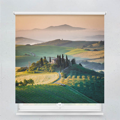 Plissee Motiv Toskana