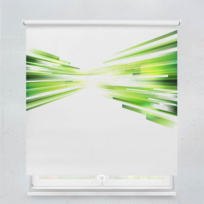 Plissee Motiv Grafik Futuristisch