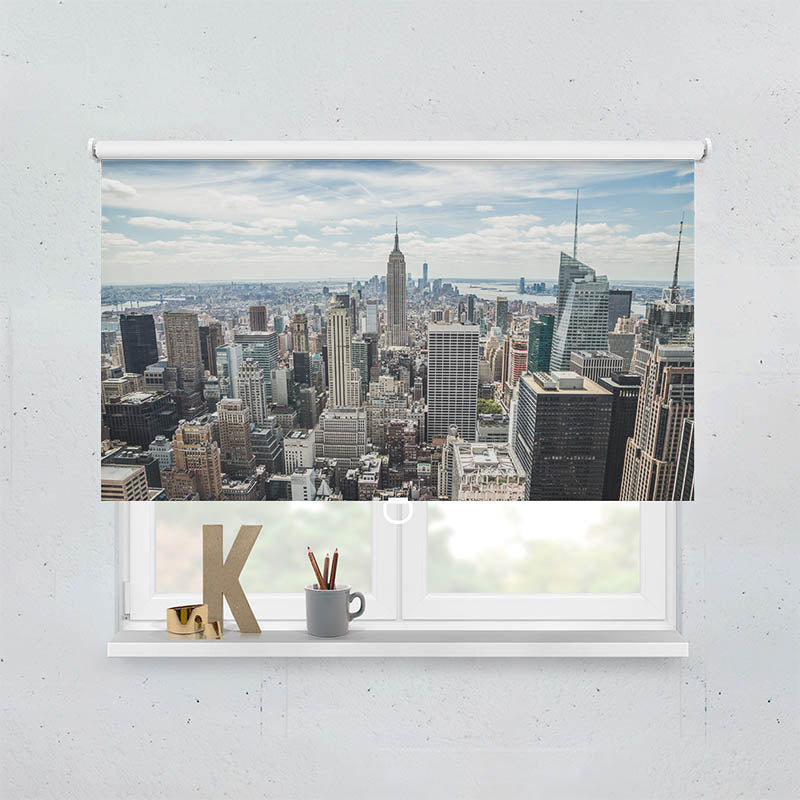 Plissee Motiv Manhattan Skyline