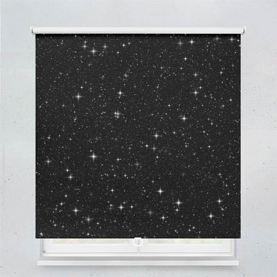 Plissee Motiv Sterne Nachthimmel