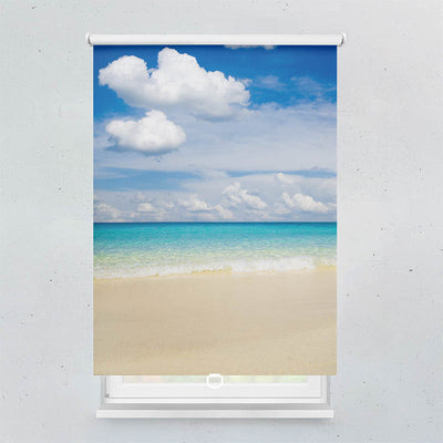 Plissee Motiv Meer Himmel Strand