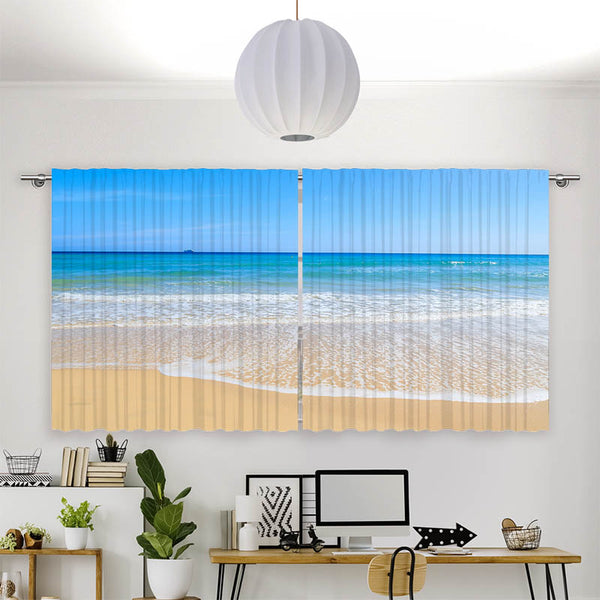 Vorhang Motiv "Strand und Meer"