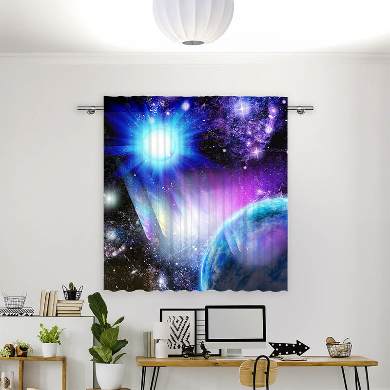 Vorhang Motiv Weltraum
