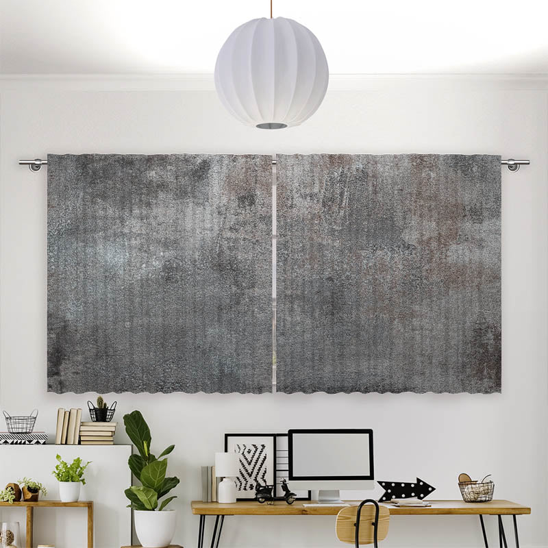 Vorhang Motiv Beton Optik