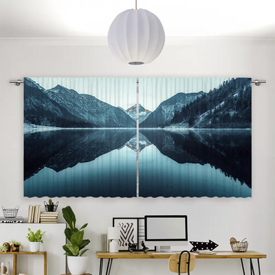 Vorhang Motiv Plansee Alpen