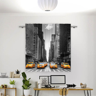 Vorhang Motiv New York Taxi