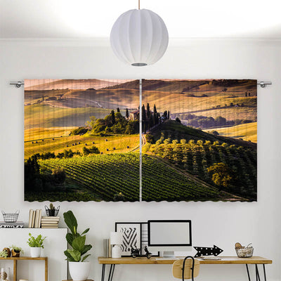 Vorhang Motiv Toskana