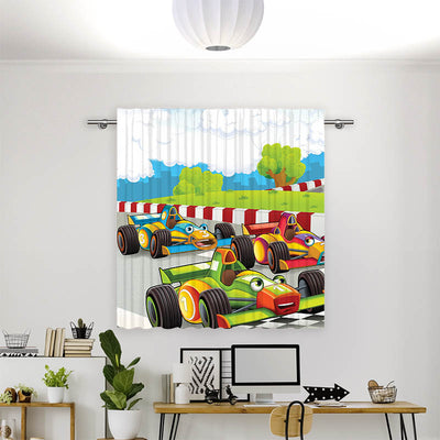 Vorhang Motiv Autorennen