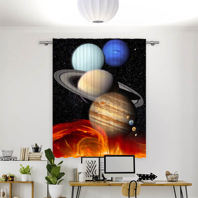 Vorhang Motiv Planeten