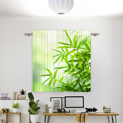 Vorhang Motiv Bambus Strauch
