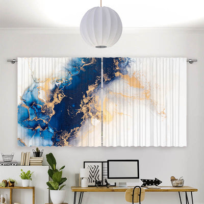 Vorhang Motiv Abstrakte Kunst Marmortinte