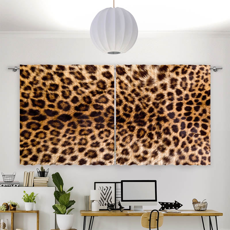 Vorhang Motiv "Leopardenmuster"