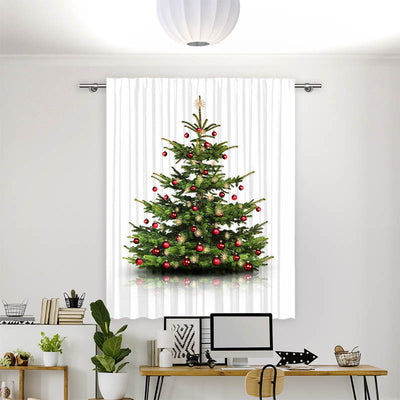 Vorhang Motiv Weihnachtsbaum