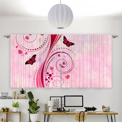 Vorhang Motiv Schmetterlinge Grafik