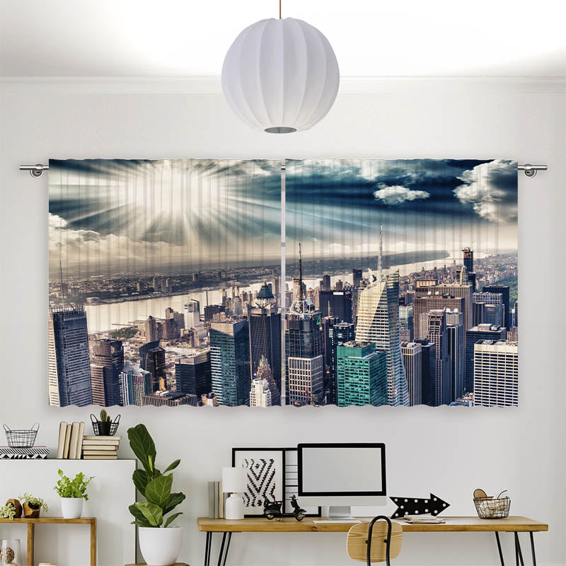 Vorhang Motiv Skyline Manhattan