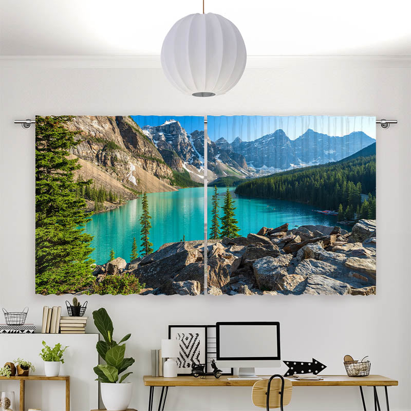 Vorhang Motiv Rocky Mountains Canada