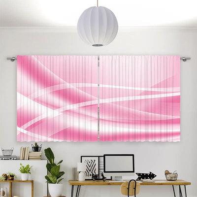 Vorhang Motiv Grafik Rosa