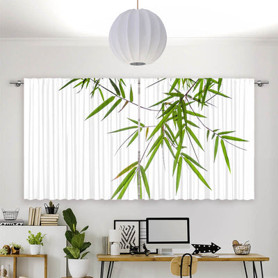 Vorhang Motiv Bambus von Oben