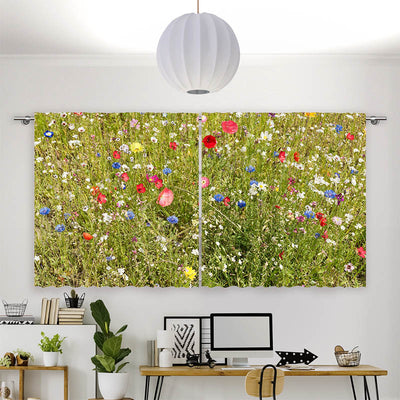 Vorhang Motiv Meer mit Blauem Himmel