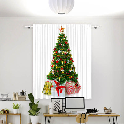 Vorhang Motiv Weihnachtsbaum