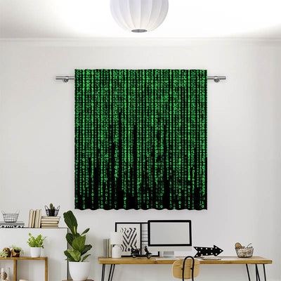 Vorhang Motiv Matrix Code