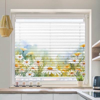 Wabenplissee Motiv Gaensebluemchen Aquarell