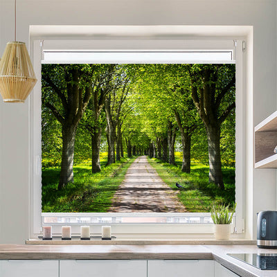 Wabenplissee Motiv Schoene Allee